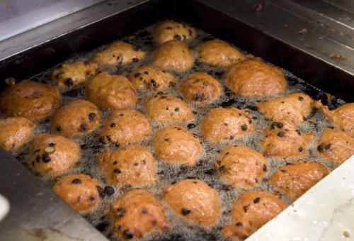 Oliebollen zonder krenten/rozijnen