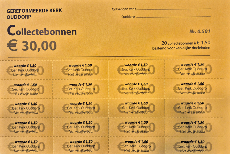 Collectebonnen 1,50