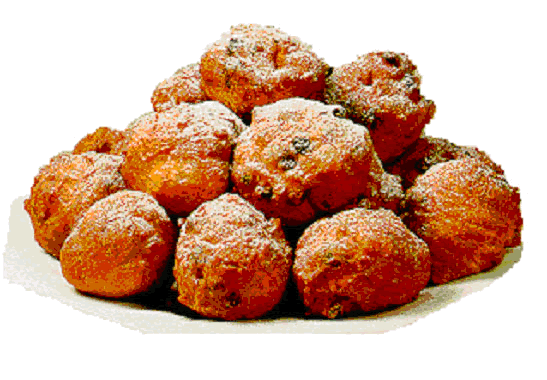 Oliebollen met krenten (7 stuks)