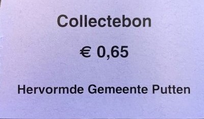 Collectebonnen € 0,65