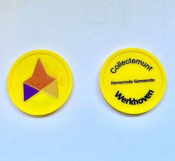Gele collectemunten