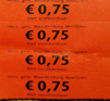 Collectebonnen € 0,75