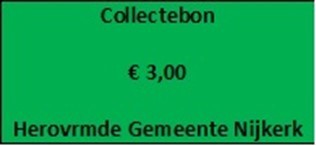 Collectebonnen € 3,00