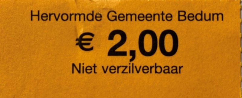 Collectebonnen € 2,00
