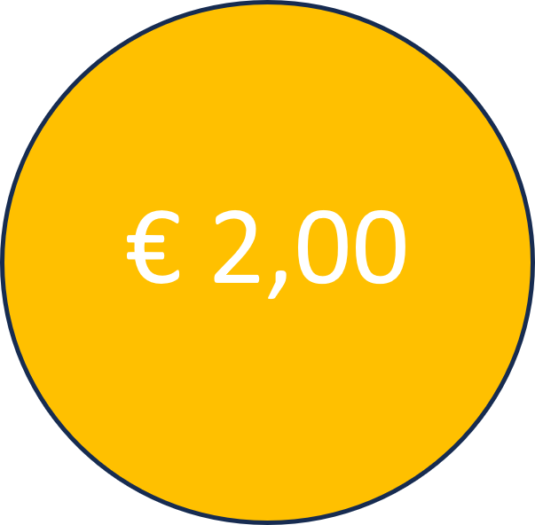 Collectebonnen € 2 (20 stuks € 40,-)