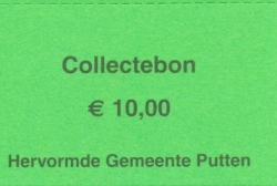 Collectebonnen € 10,00